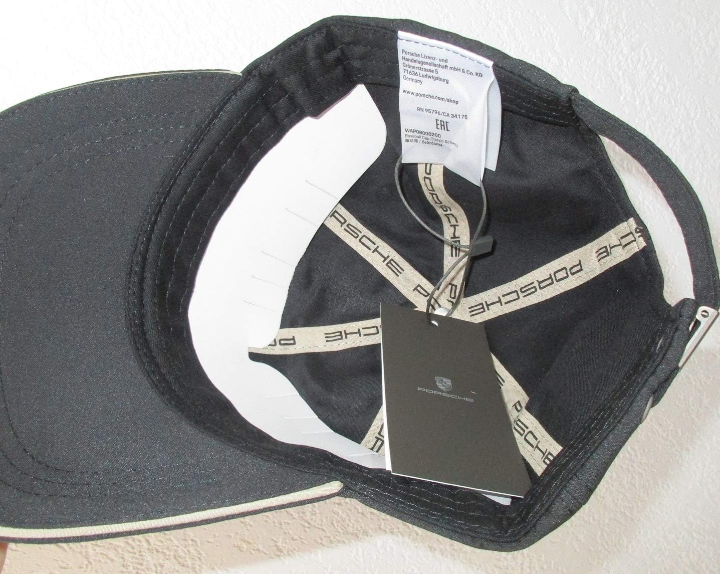Porsche Black Logo Hat